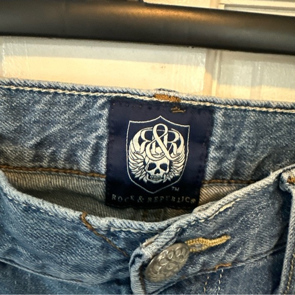 ROCK & REPUBLIC Men's Henlee Style Medium Wash Straight Leg
Jeans Sz 33X32 - Picture 4 of 13